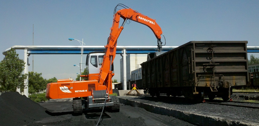 雙動力抓料機(jī)貝殼斗卸煤 雙動力抓料機(jī)貝殼斗卸煤